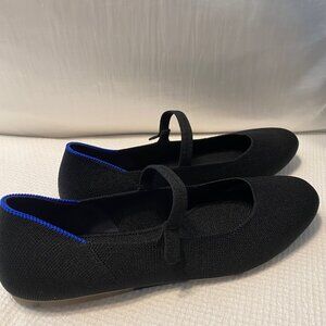 Rothy’s The Square Mary Jane Flats Size 10.5 Black